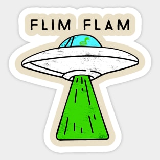 Cartoon Chaos Flim Flam Sticker